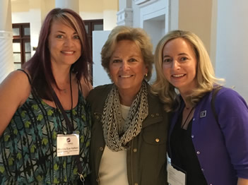 CEO of National Pancreatic Cancer Foundation Rhonda Williams, CEO of WINGS OF HOPE Maureen Shul and PanCan Action Network CEO Julie Fleishman