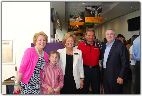 From left: Anne Cunningham, Jake Cunningham, Maureen Shul, Brian Shul and Bill Cunningham.