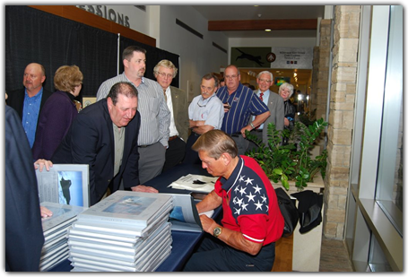 Brian Shul signing his book