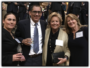 Cathy and Arturo Garcia, with WINGS OF HOPE board members Maureen Shul and Courtney Walsh