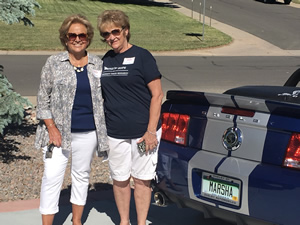 Maureen Shul and Marsha Lessar