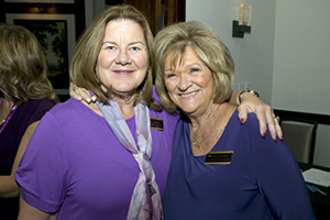 Wings of Hope volunteers Courtney Walsh and Marsha Lessar