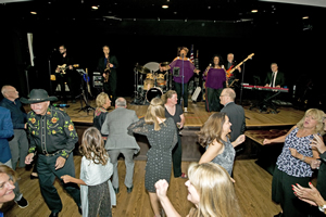 Dancing to music of Hazel Miller and The Collective