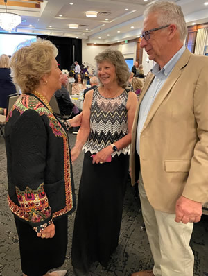 Maureen Shul, Barb and Steve Spanjer 