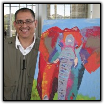 Pancreatic survivor artist Arturo Garcia