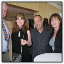 Pastor Dave Jensen, left, smiles with Debbie Coppola, Chip Coppola and Carol Ciluffo