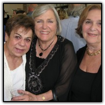 Marge Tepper, left, with friends Judy Dearasaugh and Judy Kleiner