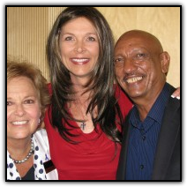 Wings of Hope Trio: Maureen Shul, left, Dr. Jill Pechacek and Elias Gebru