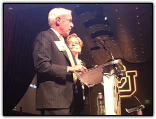 CU President Bruce and Marcy Benson