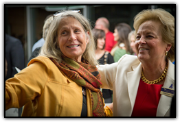 Nancy Spillane and Maureen Shul