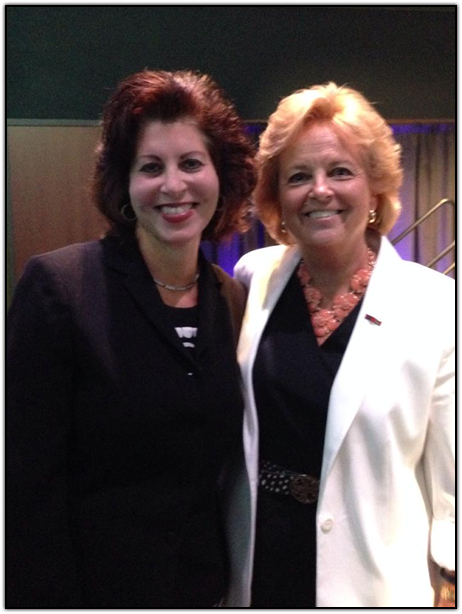 CH2M CEO Jacque Hinman and WINGS OF HOPE founder Maureen Shul 