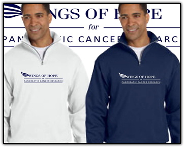 Wings of Hope for Pancreatic Cancer Sweatshirt
