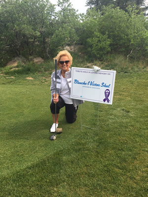 Tribute Hole to Blanche and Victor Shul sponsored by WINGS OF HOPE supporter 10.10