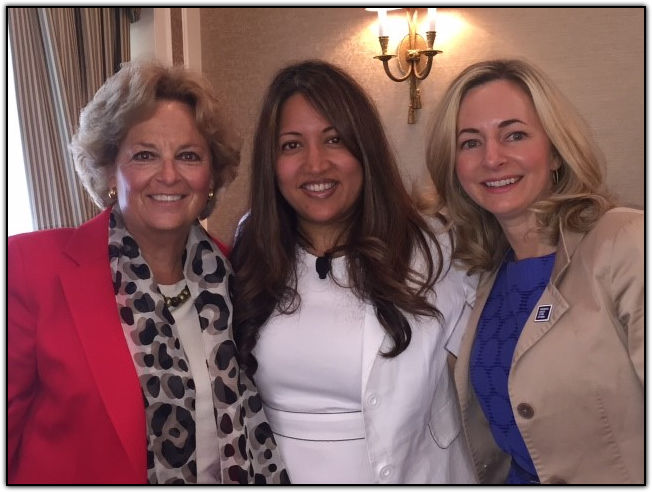 Maureen Shul (Wings of Hope), Ruma Bose (President of the Chobani Foundation and author of Mother Teresa, CEO) and Julie Fleshman (CEO of Pancreatic Cancer Action Network)