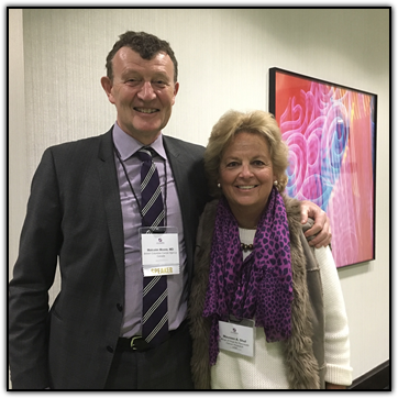 Dr. Malcolm Moore and Maureen Shul.